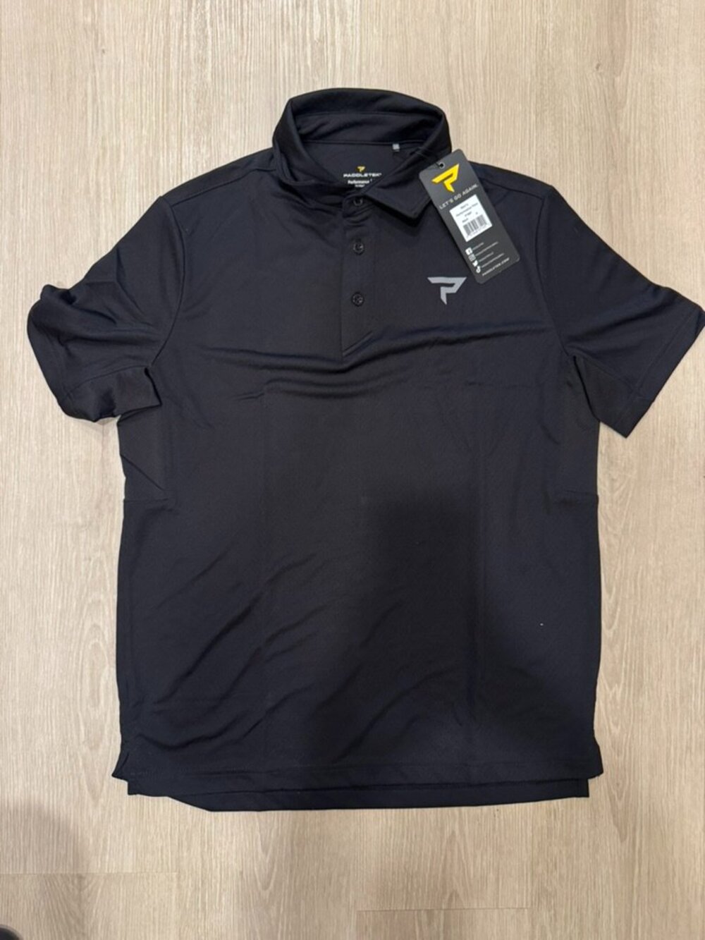 Paddletek Performance Polo NWT Black Men's Small